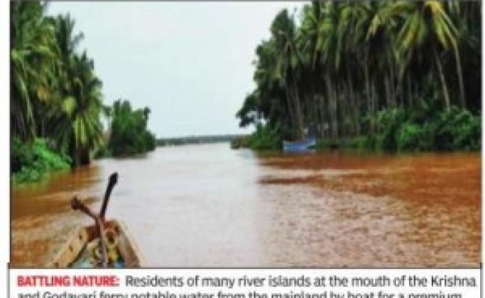 Saline groundwater leaves villagers thirsting on river islands