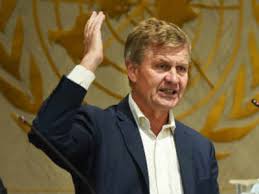UN environment chief Erik Solheim (TNN)