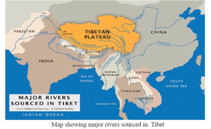 Impact of Tibetan Ecological Disequilibrium on Lower Riparian Regions of Asia