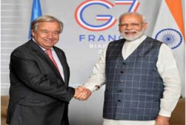 Modi has recommitted to leading climate change fight: UN official