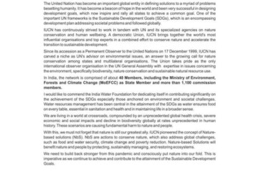 Regional Director IUCN Asia Message