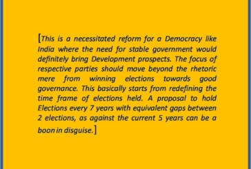 Can holding elections every 7 years sustain the development milieu?