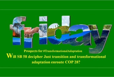 Will SB 58 decipher Just transition and transformational adaptation enroute COP 28?