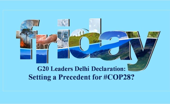 G20 Leaders Delhi Declaration: Setting a Precedent for COP 28?